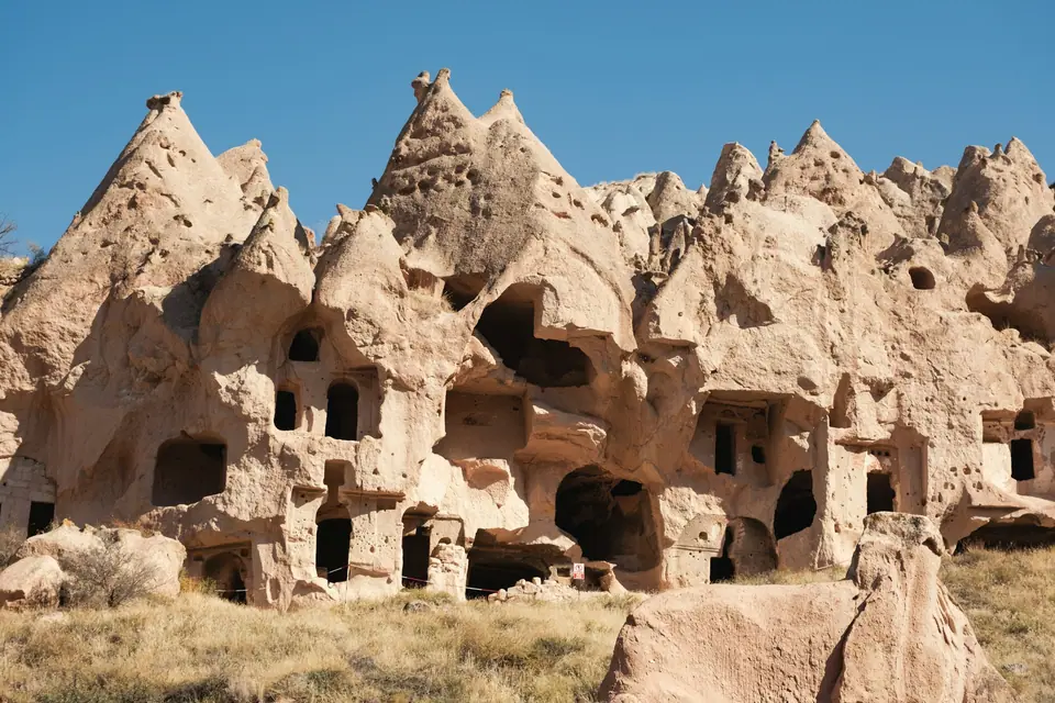 Rock-cut chapels and dwellings in Goreme